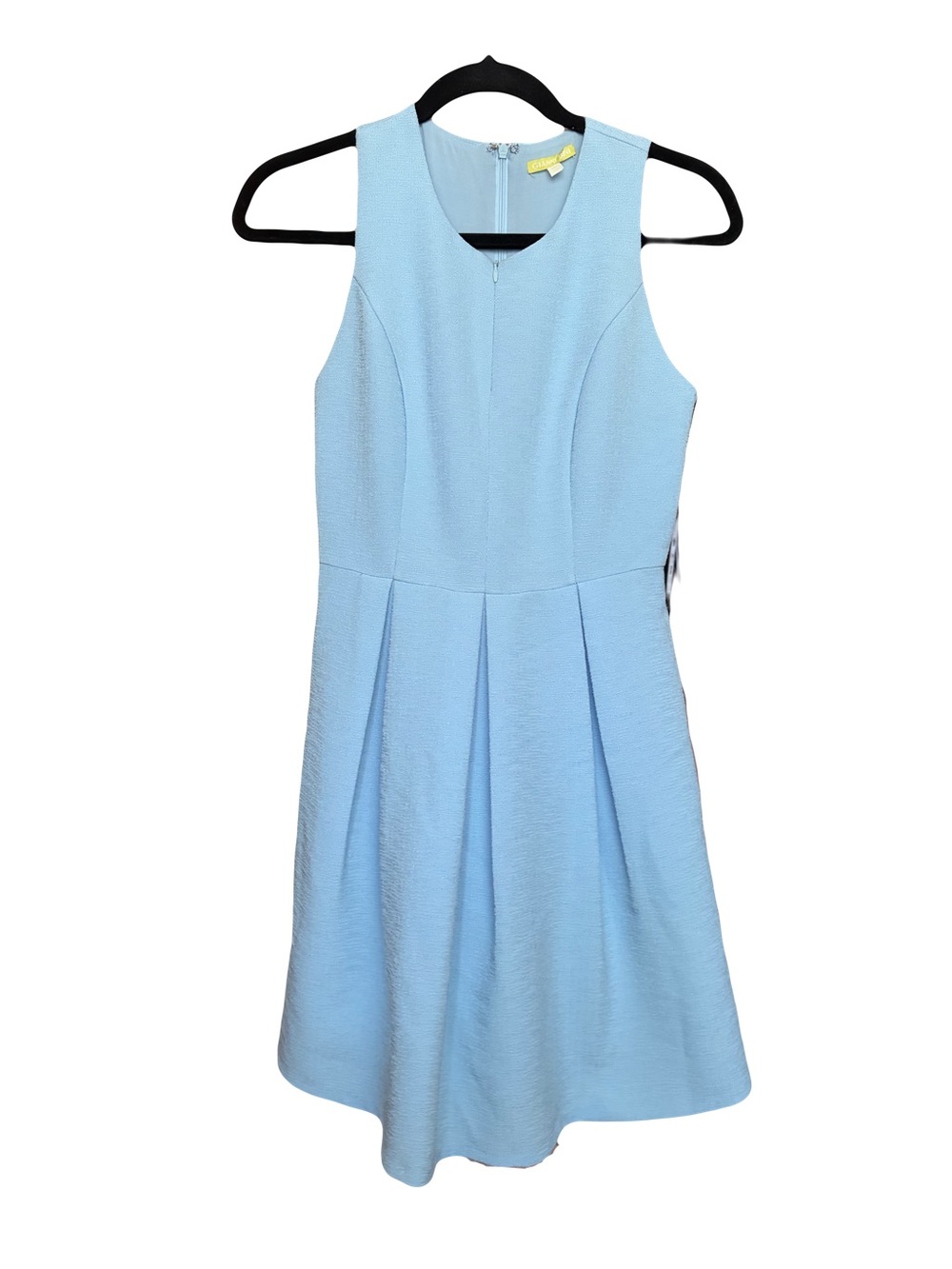 Gianni Bini Light Blue Sleeveless Pleated Dress
